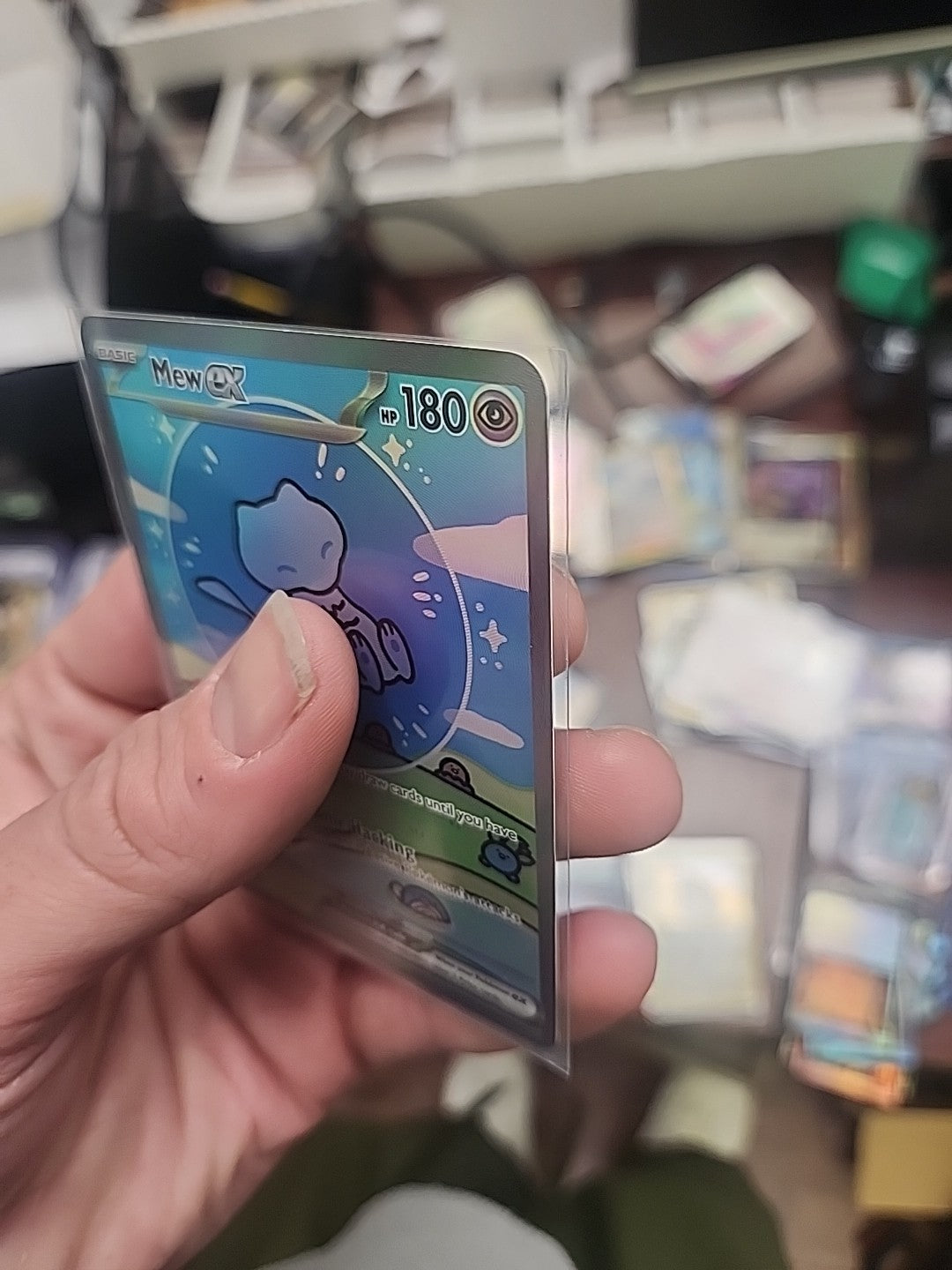 Pack Fresh Bubble Mew Ex 232/091 - Paldean Fates Bubble Mew SIR UNGRADED/RAW