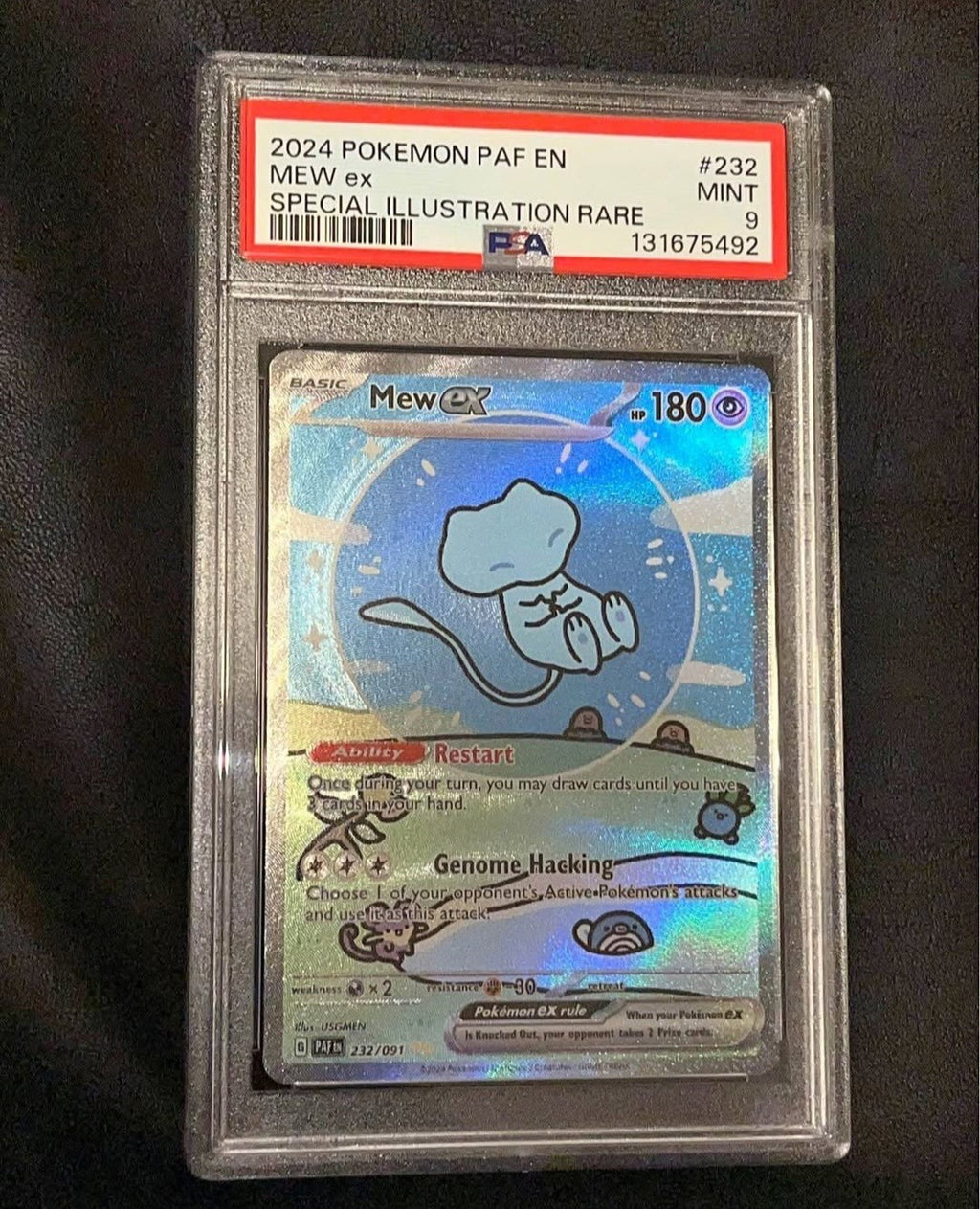 2024 Pokémon TCG Bubble Mew PSA 9 #232
