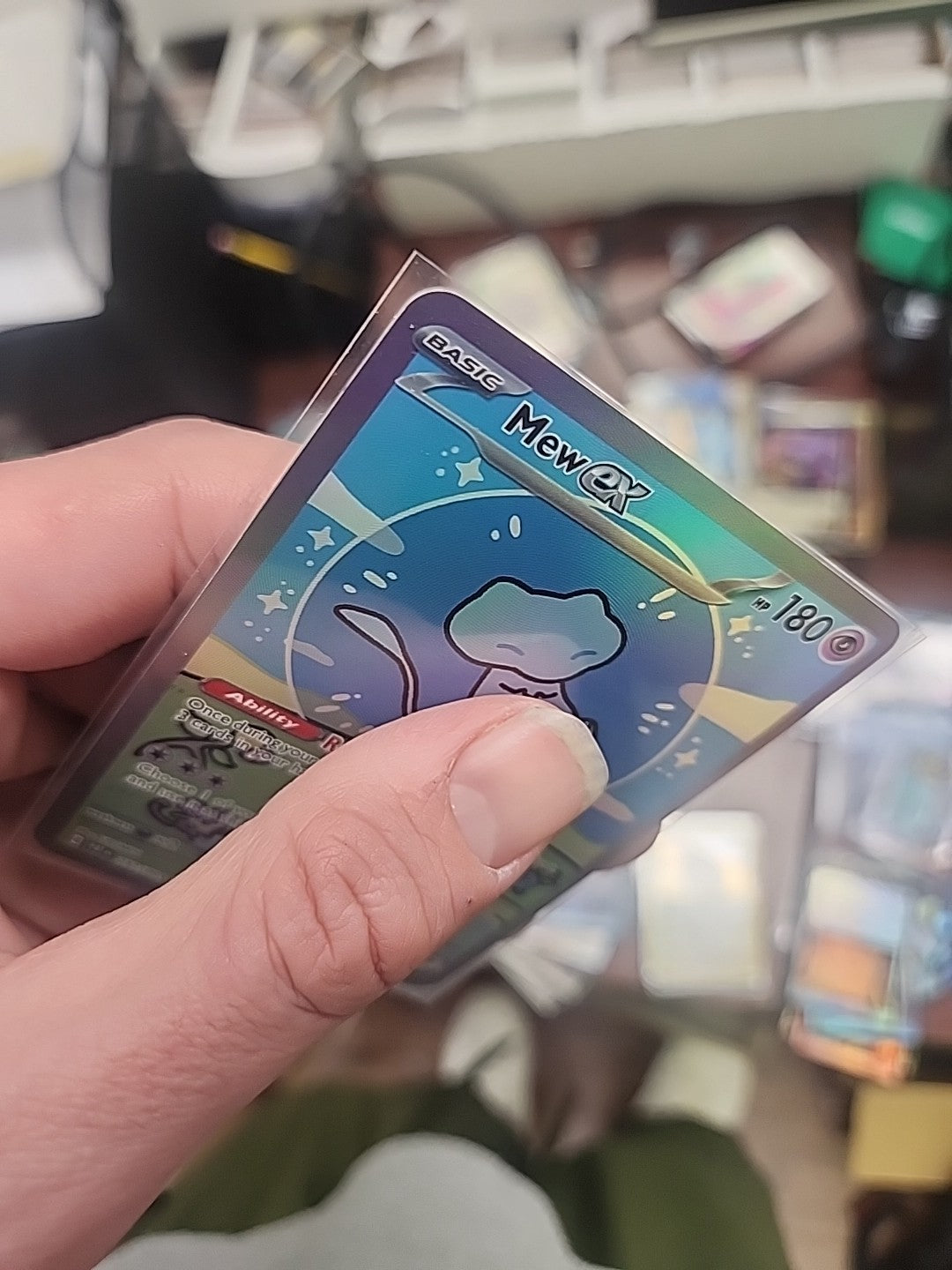 Pack Fresh Bubble Mew Ex 232/091 - Paldean Fates Bubble Mew SIR UNGRADED/RAW