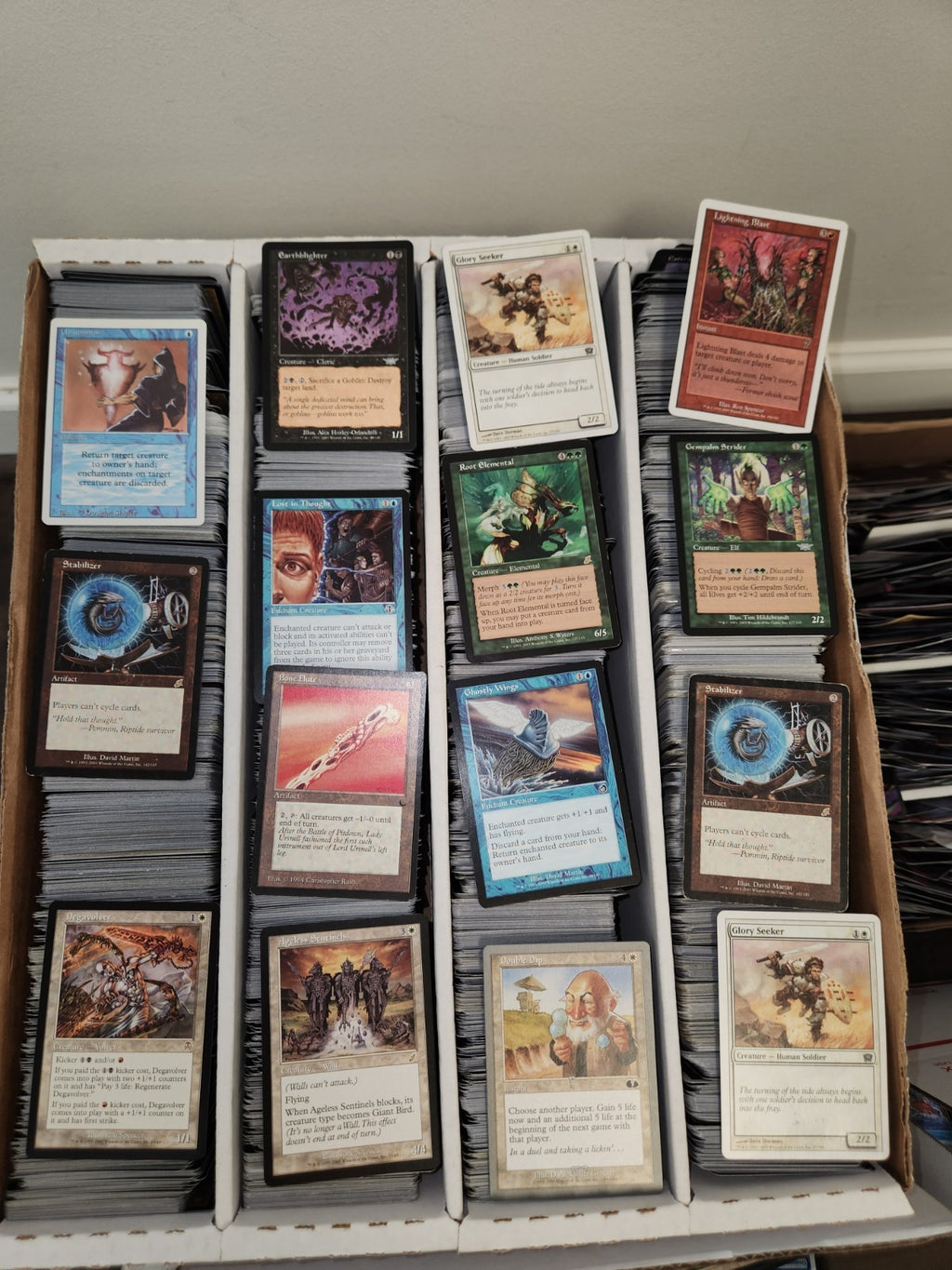 Old School Vintage Magic the Gathering Card Lot 2000 Cards  1993-2003+xtra Rares