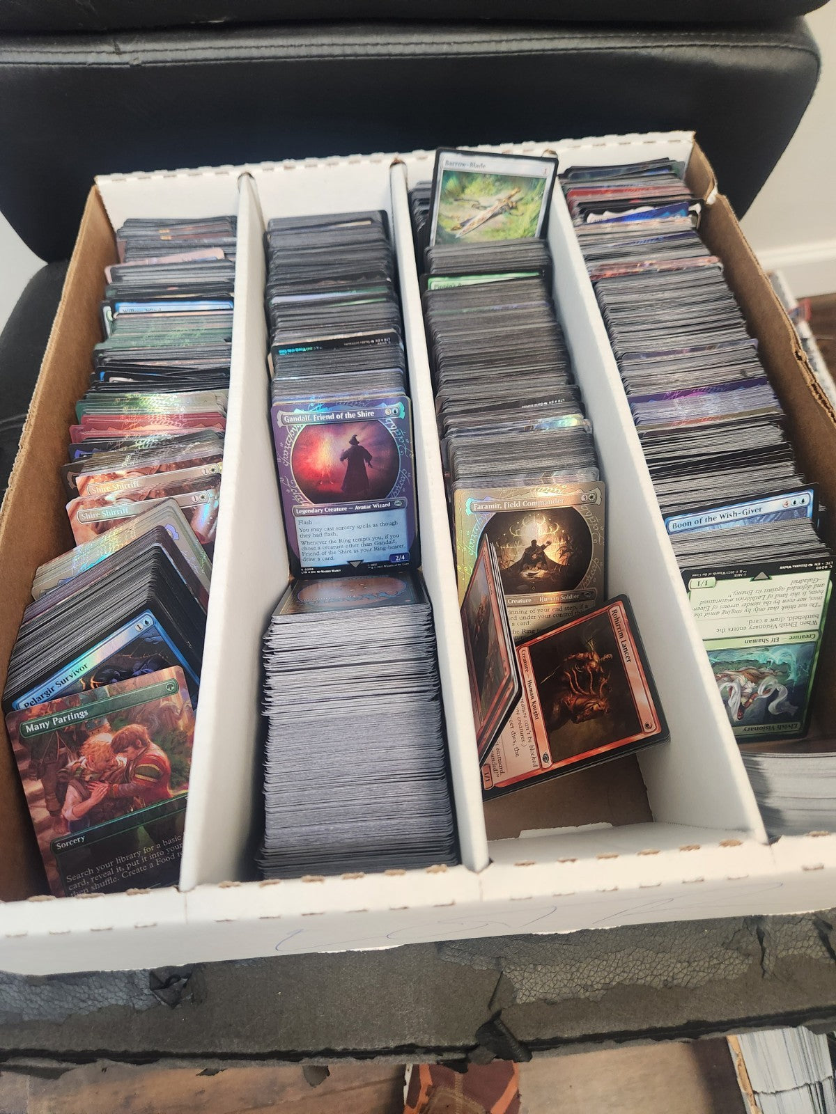 MTG Final Fantasy + LOTR Bulk lot 1000 Cards 100+ Foils C/UC