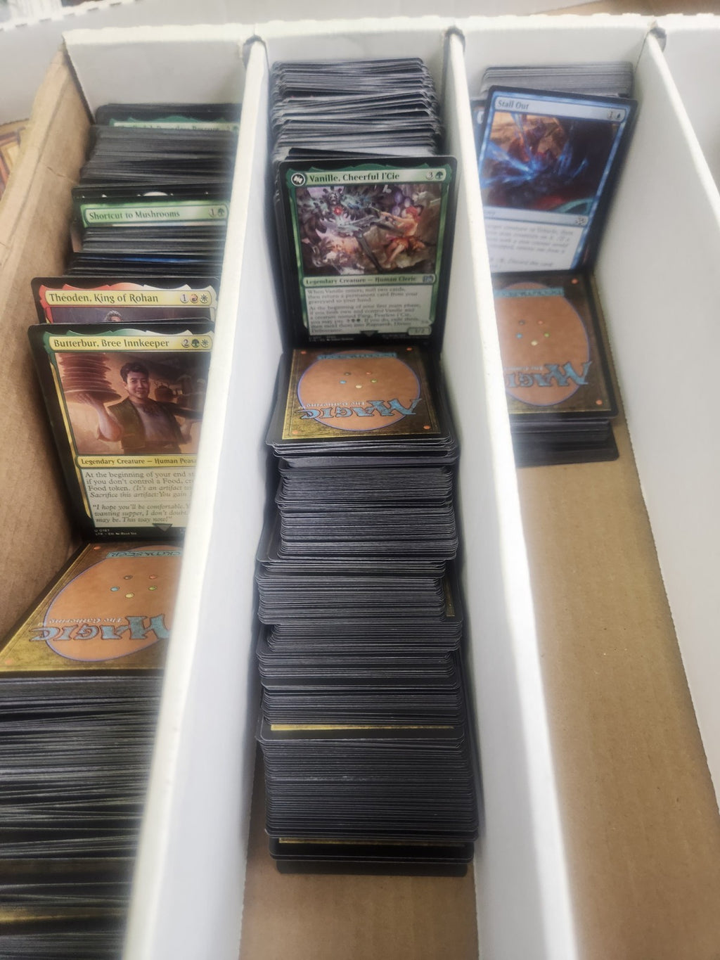Mtg Starter Kit Lot of 500 Magic The Gathering Final Fantasy Lotr, EOE 100 LANDS