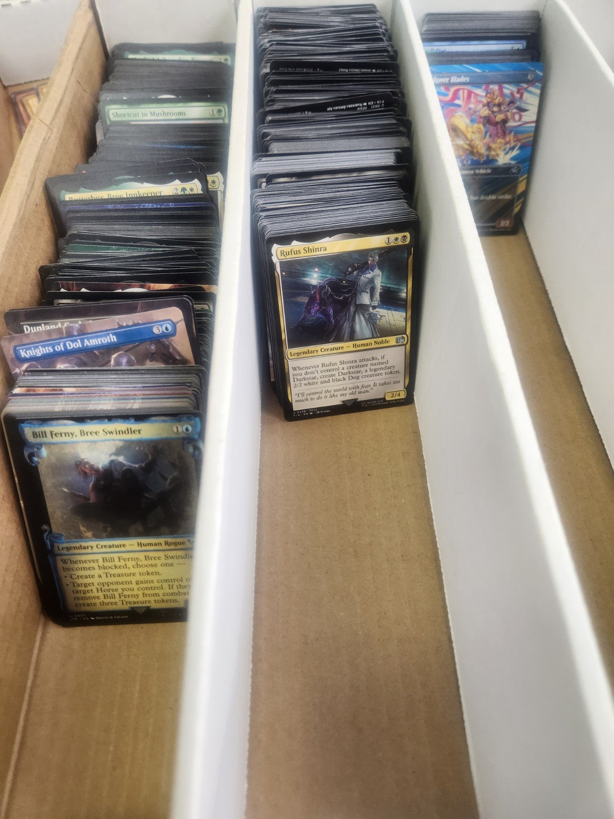 Mtg Starter Kit Lot of 500 Magic The Gathering Final Fantasy Lotr, EOE 100 LANDS