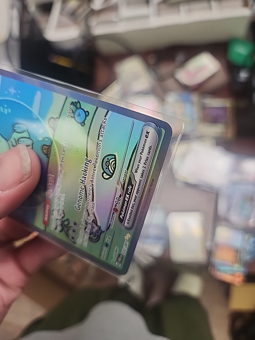 Pack Fresh Bubble Mew Ex 232/091 - Paldean Fates Bubble Mew SIR UNGRADED/RAW