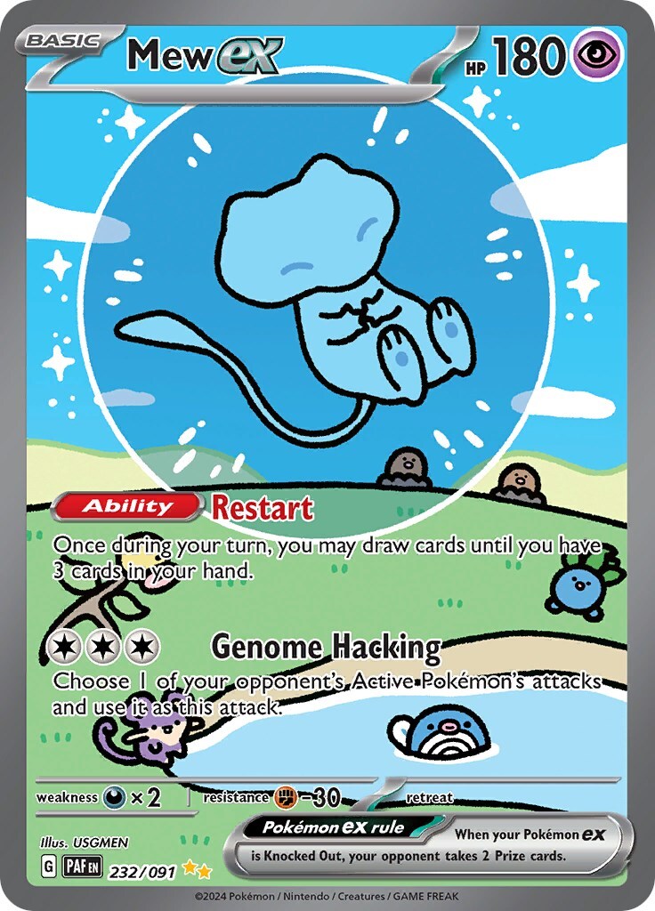 2024 Pokémon TCG Bubble Mew PSA 9 #232